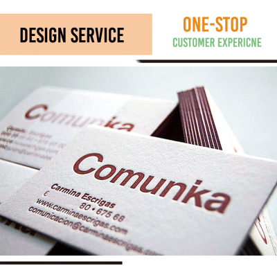 Die-Cut Customized Paper Business Card Printing Service