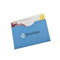 Customized Size Blocking RFID Paper Credit Card Holder Sleeves Fits Wallet