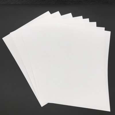 Strong Adhesive Sticker Paper - 100 Sheets - White Matte - 8.5" x 11" A4 Full Sheet Label - For Inkjet/Laser Printer