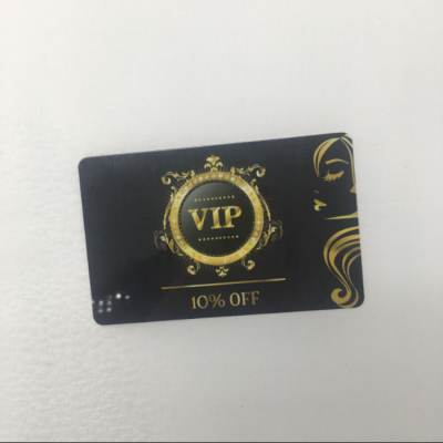 PVC plastic business VIP discount card,point loyalty card for Beauty and Hair Salon